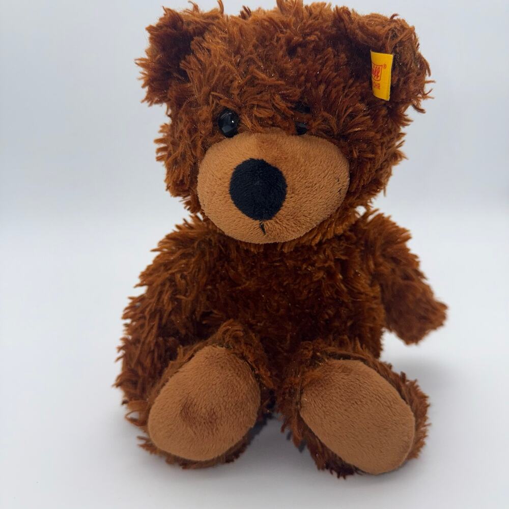 Steiff Charly Brown Shaggy Teddy Bear Plush Knopf Im Ohr 11-12” Germany 012914